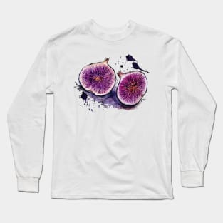 juicy purple figs Long Sleeve T-Shirt